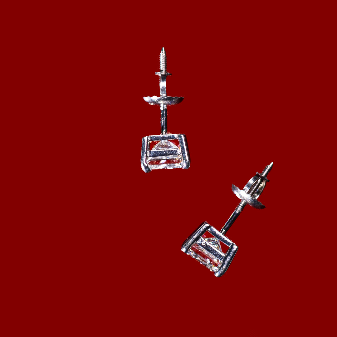 Diamond Ro Stud Earrings