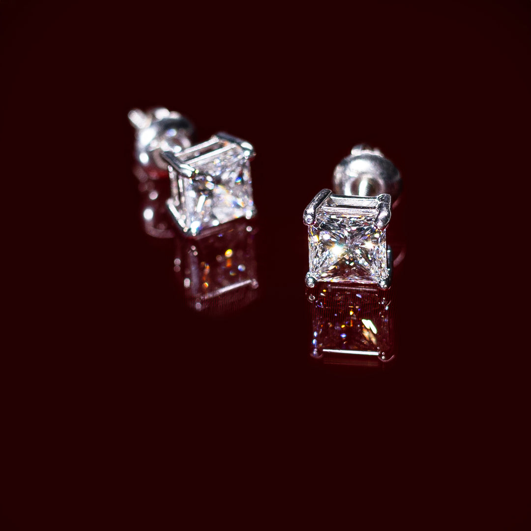 Diamond Ro Stud Earrings