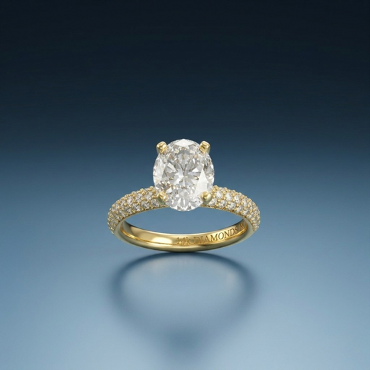 Diamonds Ro Wedding Ring Gold Eternal